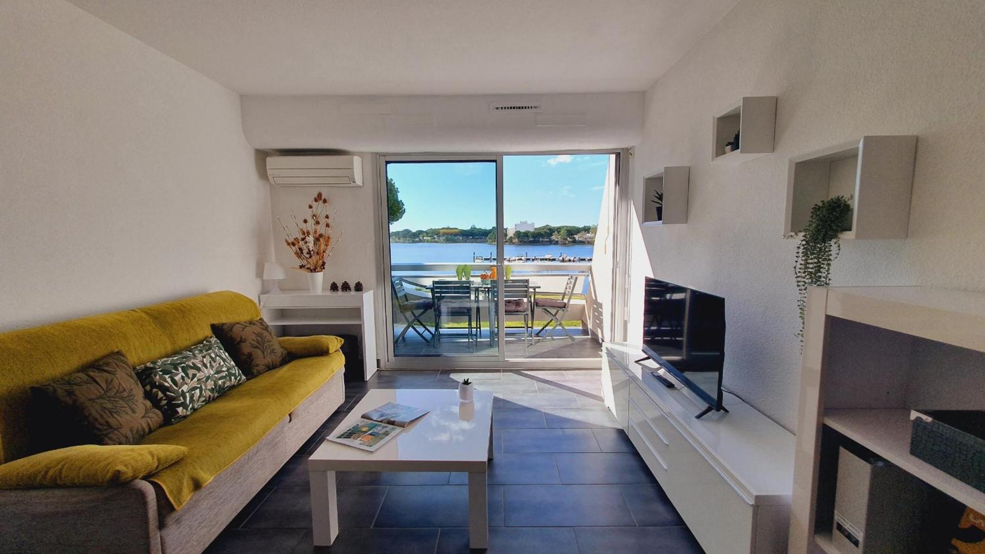 L'Olympe Vue Lac Parking Clim Wifi - Rossiconciergerie - Linge Inclus La Grande-Motte Exterior photo