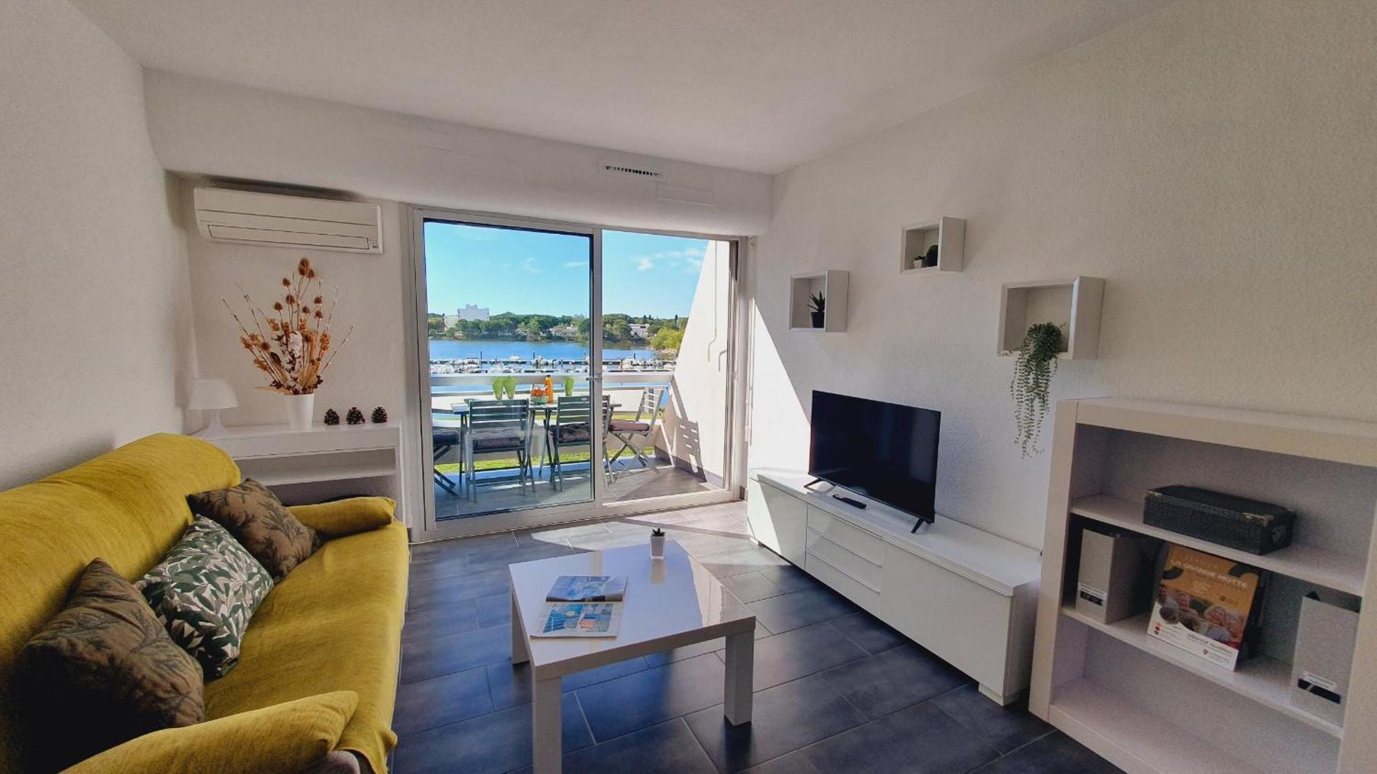 L'Olympe Vue Lac Parking Clim Wifi - Rossiconciergerie - Linge Inclus La Grande-Motte Exterior photo