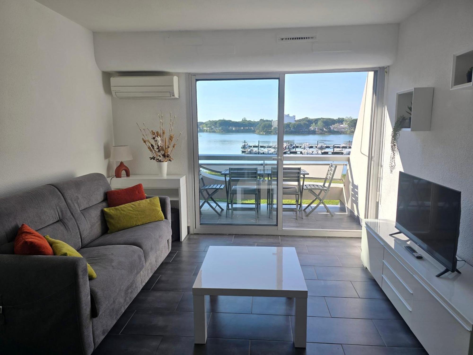 L'Olympe Vue Lac Parking Clim Wifi - Rossiconciergerie - Linge Inclus La Grande-Motte Exterior photo