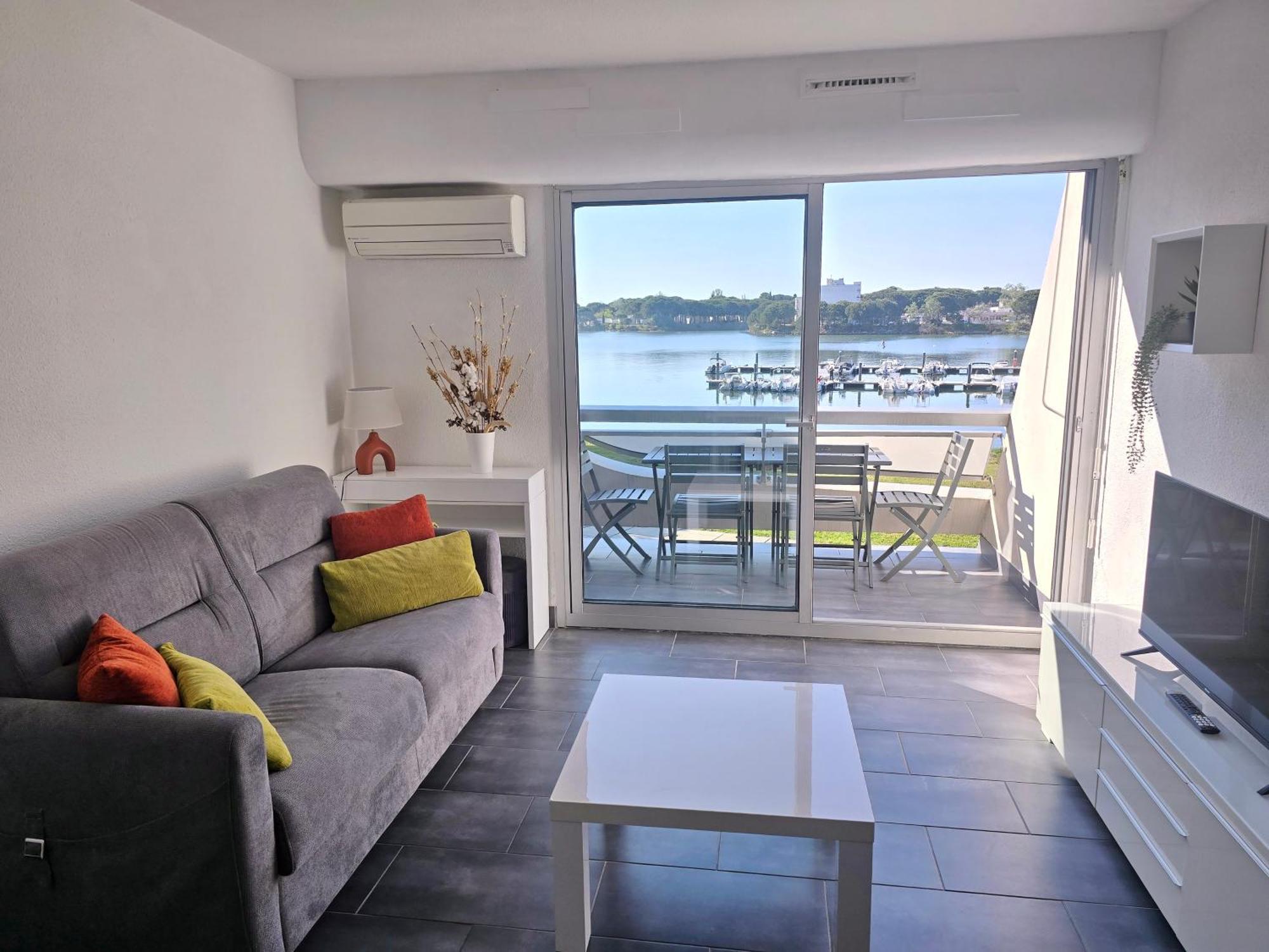 L'Olympe Vue Lac Parking Clim Wifi - Rossiconciergerie - Linge Inclus La Grande-Motte Exterior photo